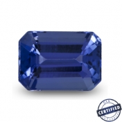 3.28 Carat Emerald cut Tanzanite